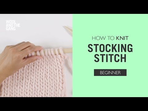 How To Knit: Vertical Invisible Seam in Rib Stitch 