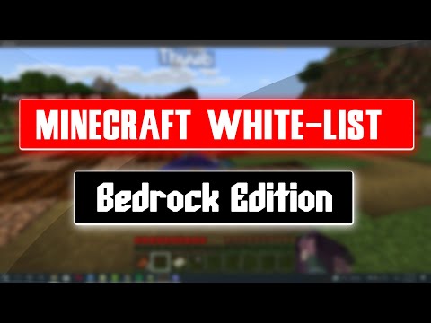 How to Enable Whitelist in Minecraft Bedrock Edition