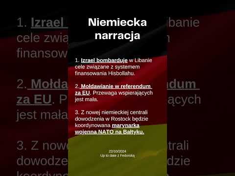 Up to date z Fedorską 22/10/2024