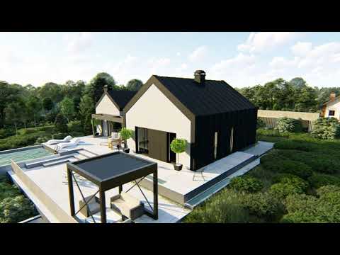 Z461 - Gotowy projekt domu parterowego we współczesnym stylu do 120 m2