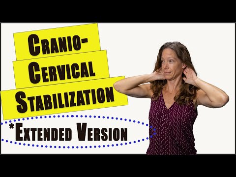 Upper CERVICAL SPINE stabilization EXTENDED VERSION: Best exercises for CRANIOCERVICAL Instability