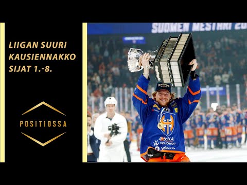 Liigan kausiennakko 2023-24, ranking sijat 1 - 8