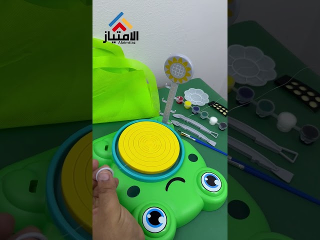 عجلة صنع الفخار التعليمية للاطفال