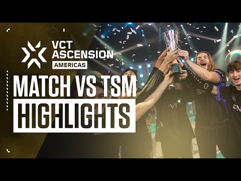VCT ASCENSION CHAMPIONS! ENVY vs. TSM - GRAND FINAL HIGHLIGHTS