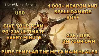 ⭐Pure Templar Healer ⭐PvE Build 2026 | ESO Season One (U50) The Best Pure Healer!