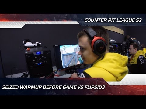 Na'Vi Seized warmup before game vs. FlipSid3 @ Counter Pit League Season 2