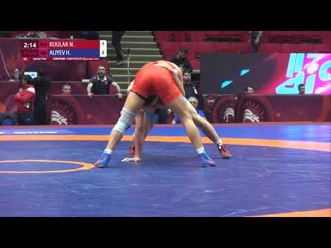 1/4 FS - 65 kg: N. KUULAR (RUS) v. H. ALIYEV (AZE)