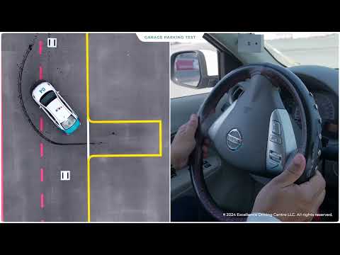 How to pass Garage Parking Test - English