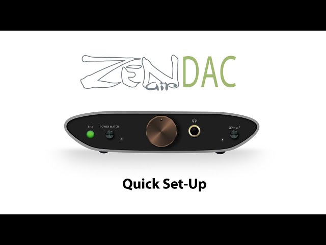 Video Teaser für ZEN Air DAC Quick Set-Up Guide