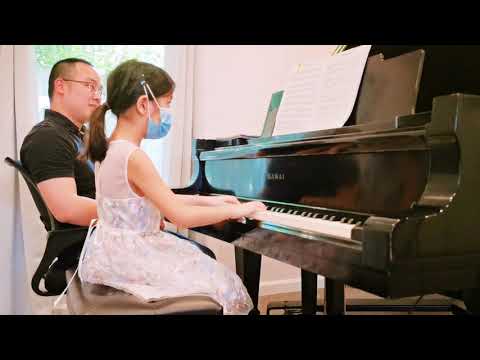 Trill, Schaum Fingerpower Level Two P8-9 Pass, Yujing learning piano lesson live 钢琴课指法练习课程指导
