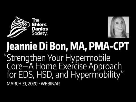 Webinar: Strengthen Your Hypermobile Core - A Home Exercise Approach for EDS, HSD, and Hypermobility by Jeannie Di Bon