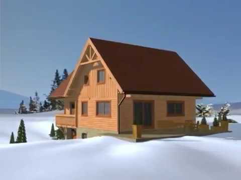 Zrubový rodinný dom Milena