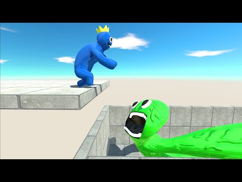 Rainbow Friends Race Against Jumbo Josh on Jumbo Josh Hole