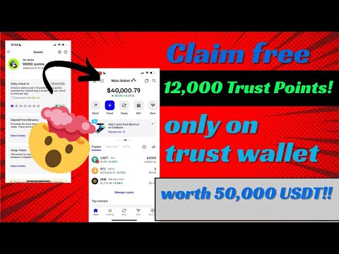 Claim Free USDT: How to swap Trust point to USDT Using Trust Wallet