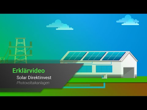 Erklärvideo Investment Beispielvideo Photovoltaik Solar Direktinvestment