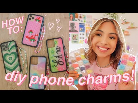 HOW TO MAKE TRENDY DIY PHONE CHARMS! thumnail