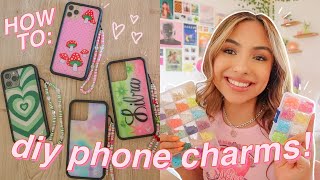 HOW TO MAKE TRENDY DIY PHONE CHARMS!