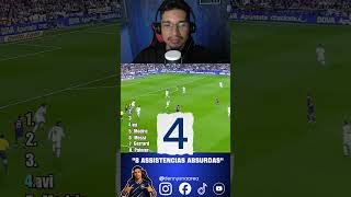 8 assistências absurdas no futebol   #futebol #barcelona #championsleague