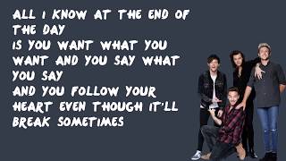 End of the Day - One Direction (Lyrics)