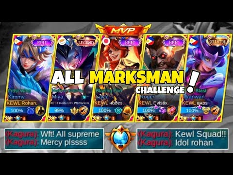 5 MAN SUPREME | ALL TOP GLOBAL MARKSMAN IN ONE TEAM!🔥- MLBB