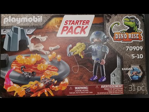 Dino Rise Playmobil  Kampf gegen den Feuerskorpion Unboxing