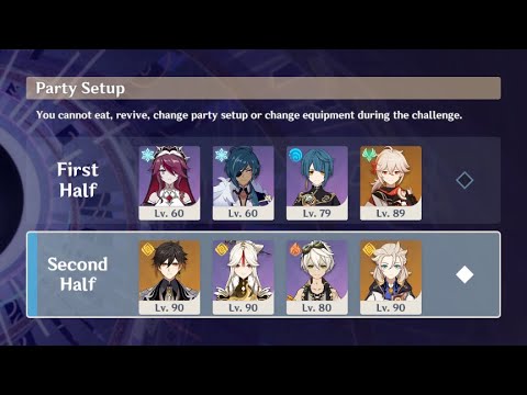 Spiral Abyss 2.3 Floor 12 9-Star Clear (Rosaria/Ningguang Quickswaps) | Continuous, No Restarts