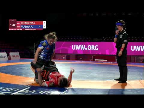 1/2 Women's GP No-Gi - 90 kg: A. LEONIDOVA (RUS) v. A. VLASOVA (RUS)