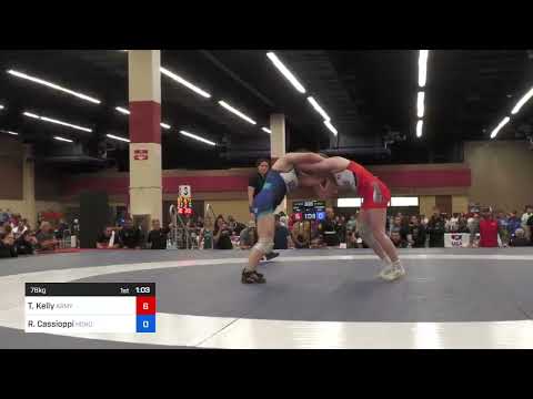 76 Kg Rr Rnd 2 - Tristan Kelly, Army (WCAP) Vs Rose Cassioppi, Hononegah Wrestling Club 41c7