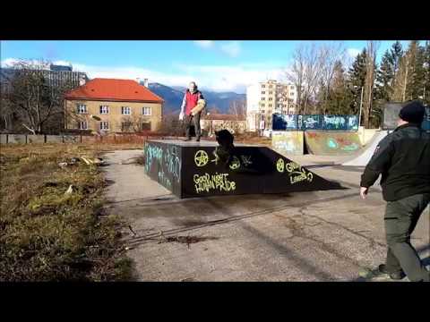 IRUS z Medvedej doliny - zadržanie na skejtbordovej dráhe na rukáv