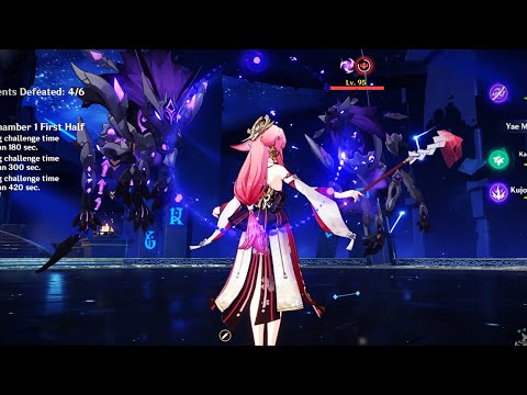 C0 Yae Miko Speedrun | Mono Electro | 2.5 Floor 12 Showcase [Genshin Impact]