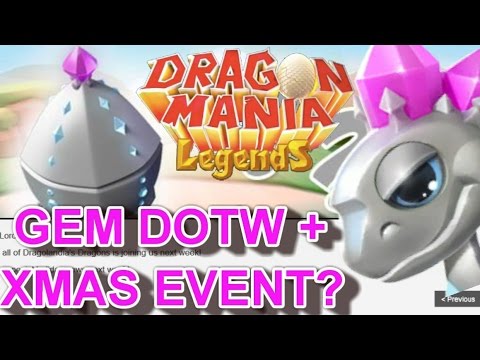 GEM DRAGON of the Week + CHRISTMAS EVENT COMING?! - Dragon Mania Legends [News Discussion]