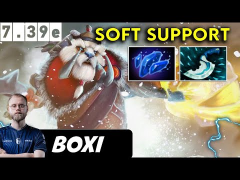 Boxi Tusk Soft Support - Dota 2 Patch 7.39e Pro Player Gameplay