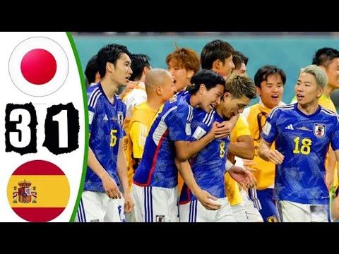 Japan Vs Spain 3-1 Highlights all goals  World Cup 2022