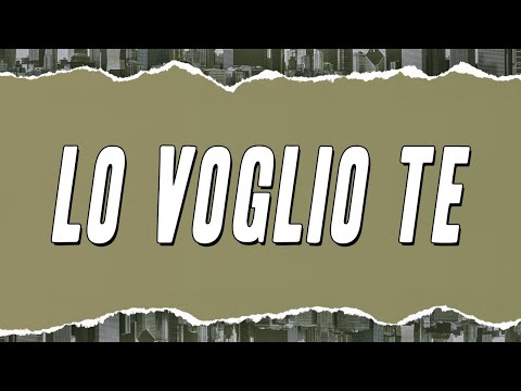 Gianna Nannini - Lo voglio te (Lyrics)