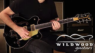 Video thumbnail for Gretsch G6636T-BLK Player’s Edition Falcon  •  SN: JT19010409 by Wildwood Guitars