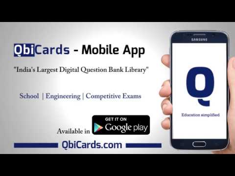 QbiCards - Question Bank Library & Book My Course Video