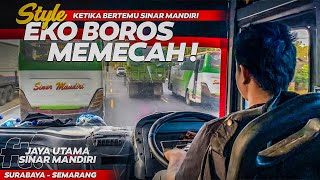 Download lagu MOMENT PECAH !! KETIKA DUA BUS RAJA PANTURA INI SALING BERTEMU🔥 Eko Boros Ketemu Sang Mantan🤩 mp3