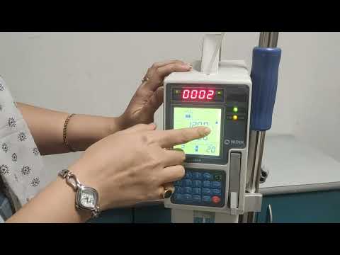 NIDEK MEDICAL TERRA INFUSION PUMP DEMO VIDEO