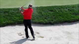 preview picture of video 'Carl Pettersson practices bunker shots at Bethpage Black'