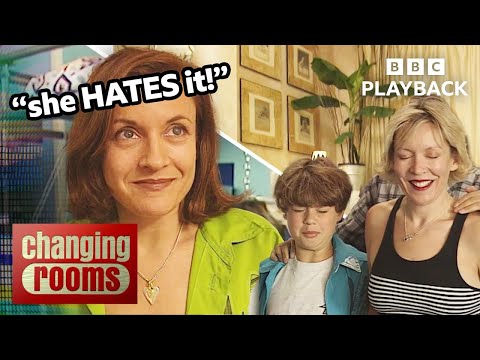 She HATES it! 😬 | Shabby chic & colour chaos Collide at Belsize Park | Changing Rooms | BBC Playback