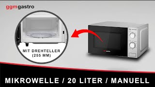 Micro-ondes – 20 litres – 700 watts – Manuel
