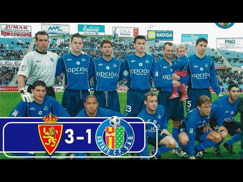 Summary Real Zaragoza 3-1 Getafe LaLiga2 2002/03
