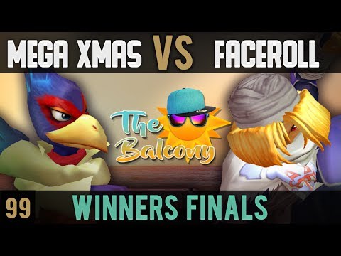 Melee @ the Balcony 99 - Winners Finals ft. Mega Christmas (Falco) VS Captain Faceroll (Sheik)