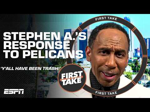Stephen A. says the Pelicans' post on X is the ONLY THING that can make them RELEVANT | First Take