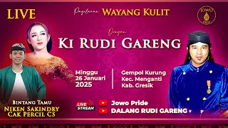 Download lagu 🔴LIVE Wayang Kulit Ki Rudi Gareng BT Niken Salindry & Cak Percil CS 26 Januari 2025 | Gresik mp3