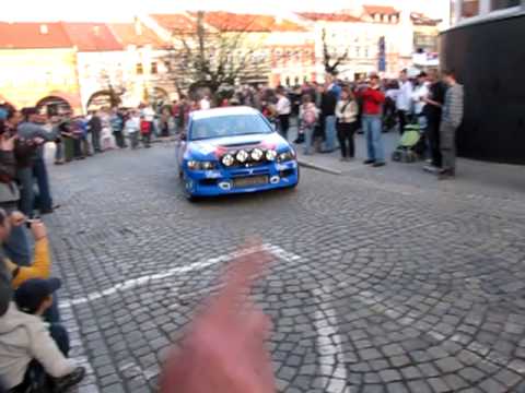 Daniel Landa na startu Valašské Rally 2010