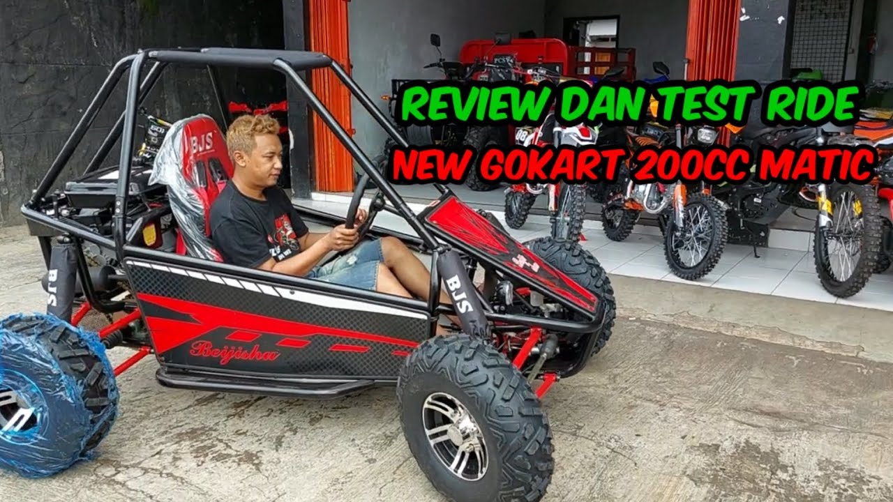 REVIEW AND TEST RIDE OF THE NEW 200CC AUTOMATIC GOKART