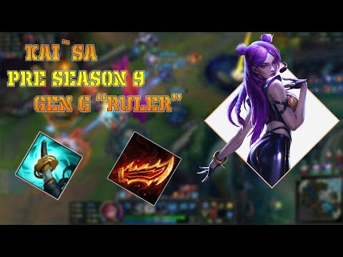 Gen G "Ruler" playing Kai'Sa w Morgana Pre Season 9 Ranked Gameplay