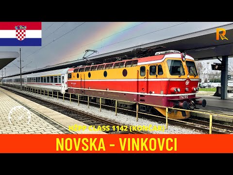 Winter Cab Ride Novska - Vinkovci (Croatian Railways) - train drivers view in 4K