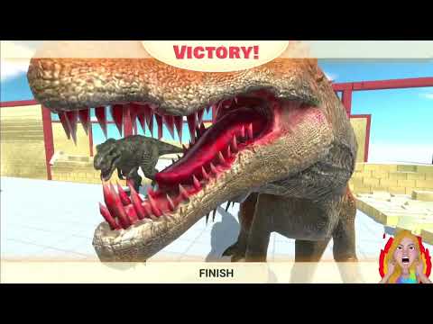 Carnivore Dinosaurs vs Fantasy -  Animal Revolt Battle Simulator